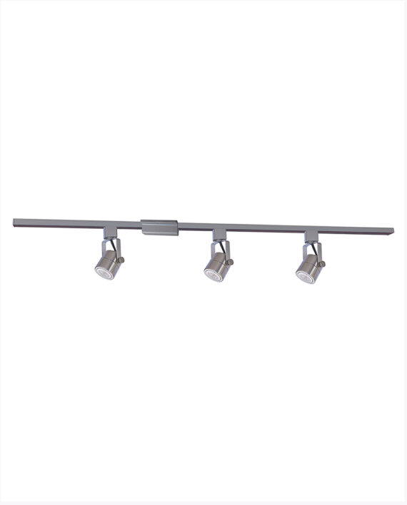 #TL3TH-LED/WH & NS  48" LED 3-Head Track Light Kit, White or Nickel Satin - Image 2