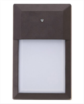 WP #LWP12FBZ/CCT/P 12W Flat LED Wall Pack, Adj. 3CCT- 3000K, 4000K, 5000K