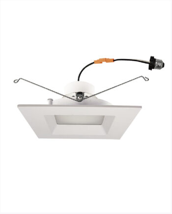 SQ    #LC19RT6-SQW/CCT Adj. Watt 14W, 12W, & 9W 6" Square LED Downlight Adj. 5CCT