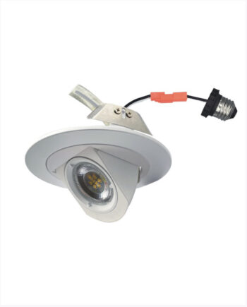 #LC7RT4-DDWH/WW 6W LED 4" Dimmable Pivoting Drop Down Trim Kit 3000K