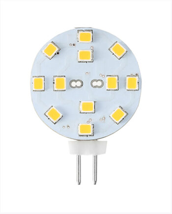 M  #LB2PK/WW 2W LED 2-Pin 12V G4 Hockey Puck Lamp 3000K