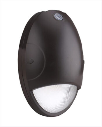 W #LWP12BZACEM-SDT/CCT 15W Decorative LED Emergency Wall Pack w/ Photocell Adj. CCT 3500K/4000K/5000K