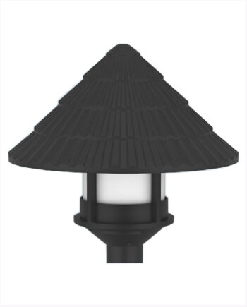 #LS2PUB-12V-BL 2W LED 12V Wired Landscape Light, Straw Umbrella Design