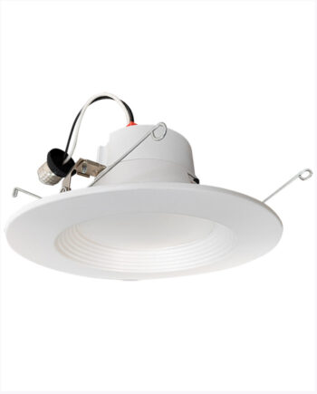 B #LC12RT6-B-CCTBK 12W Dimmable, 6″ Baffled Retrofit Can Kit, w/ Battery Backup, 5CCT