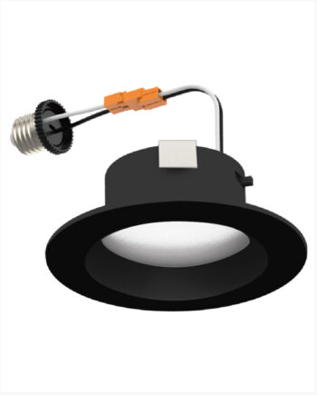 S #LC8RT3-S-CCT-BLK 8W 3" LED Smooth Recessed Down Light Kit, Black Finish, 5CCT