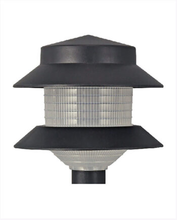 #LS3PSP-12V-BL 3W LED 12Volt Wired Pagoda Landscape Light, Black, 3000K