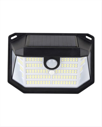 #LF1000MWG-SLR-DL Solar Powered Motion Sensing Wedge Wall Light, Black, 6500K