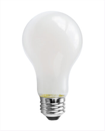 #LB60FA-D/WW-2PK 8W Dimmable Frosted A19 Lamp, 2700K, 2-Pack