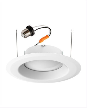 S #LC12RT6-S/CCT/4PK 12.5W Dimmable, 6" Smooth Retrofit Can Kit, Adj. 3CCT