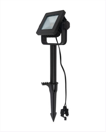 #LS6FLSQ12V-BL 6.5W 12V LED Landscape Square Flood Light, Black, 3000K